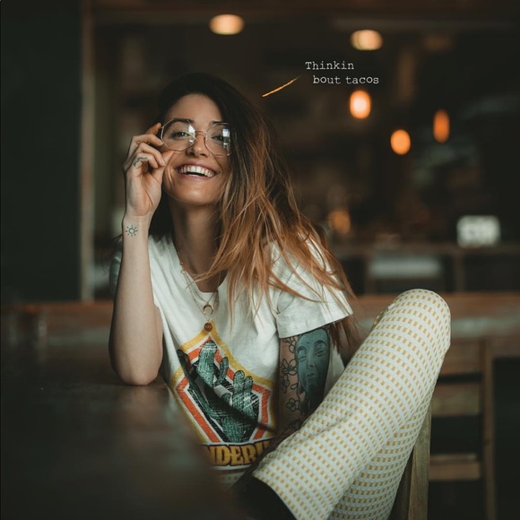 Geometric octagon clear glasses - Picture 7 of 9